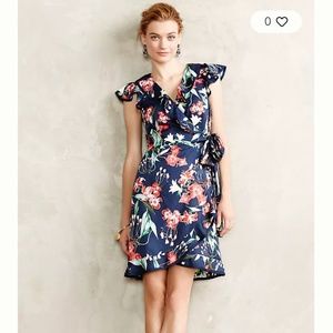 Hibiscus Wrap Dress